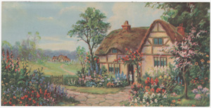 thatch roof cottage